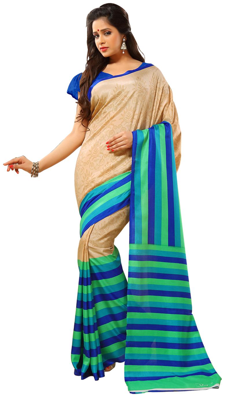 

Sunaina Multi Color Silk Blend Saree