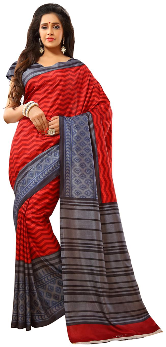 

Sunaina Multi Color Silk Blend Saree