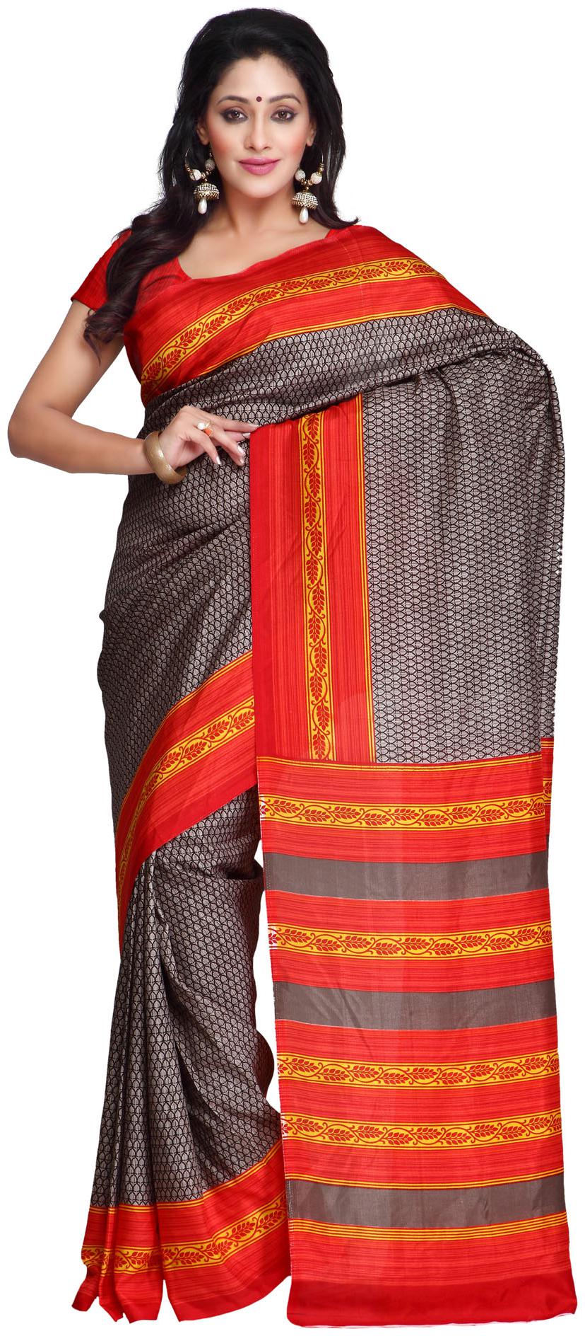 

Sunaina Multi Color Silk Blend Saree