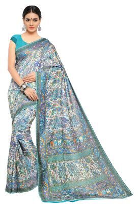 

Sunaina Pashmina Silk Designer saree