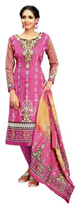 

Sunaina Printed Dress Material (with a Dupatta)