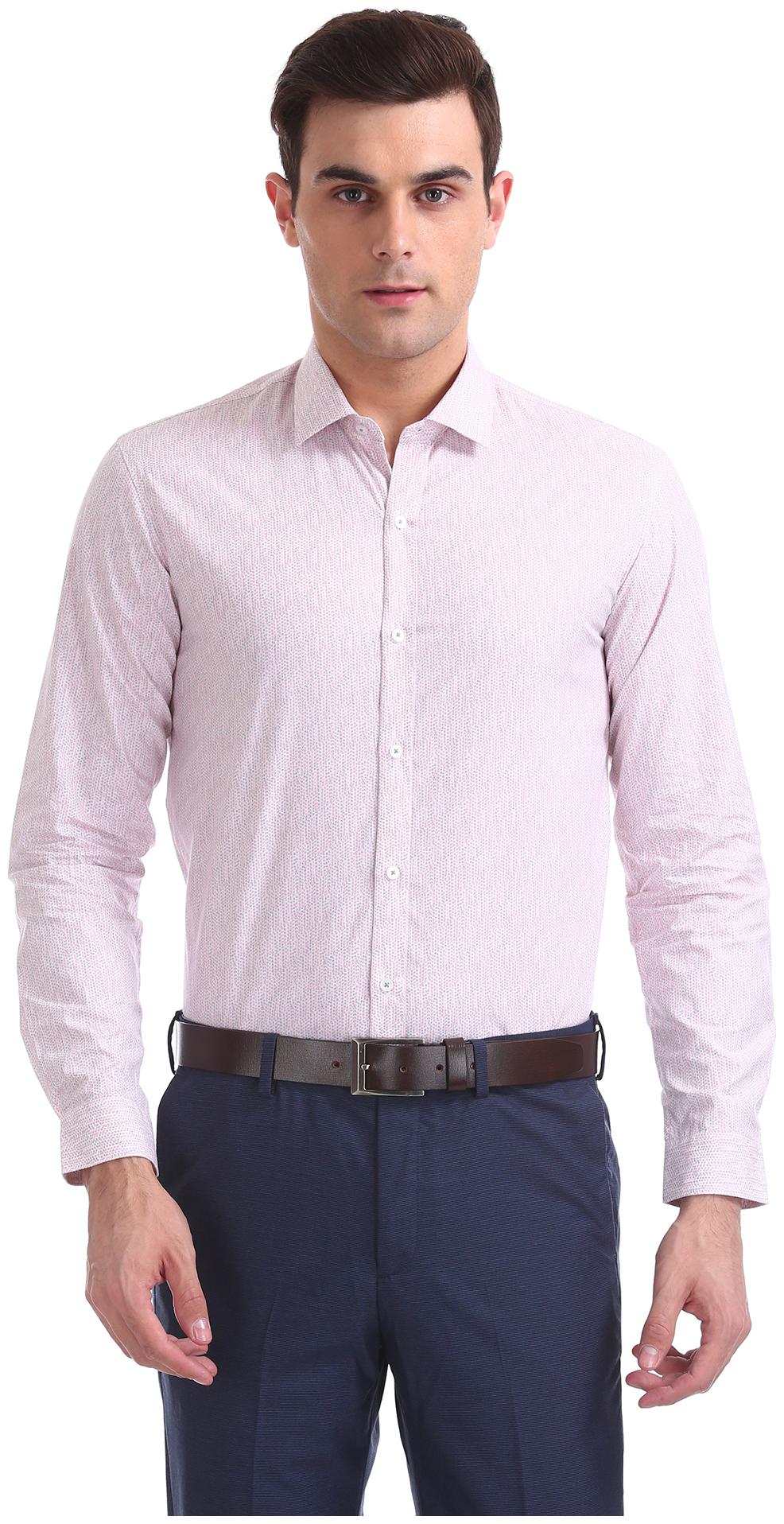 

Arrow Men Super slim fit Formal Shirt - Orange