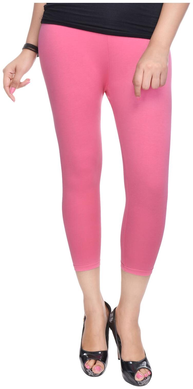 

Suti Women Three-Fourth Solid Leggings