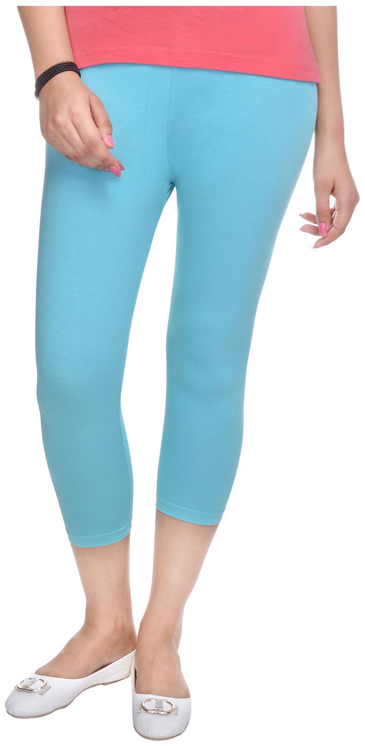 

Suti Women Three-Fourth Solid Leggings