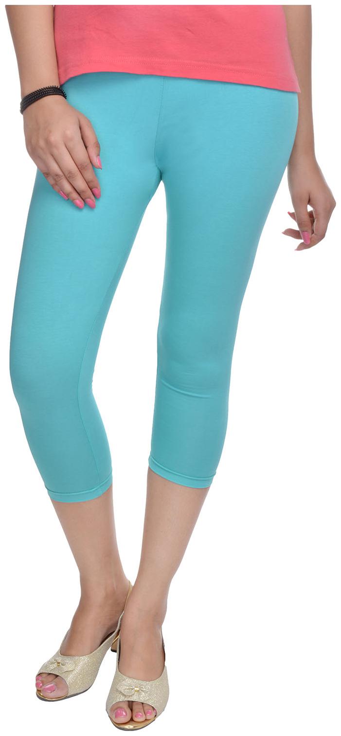 

Suti Women Three-Fourth Solid Leggings