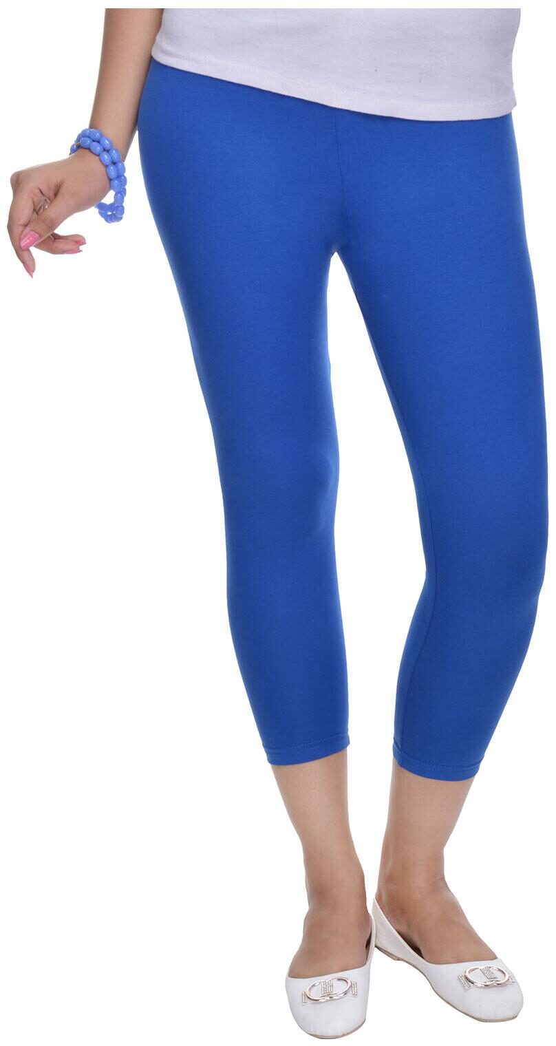 

Suti Women Three-Fourth Solid Leggings
