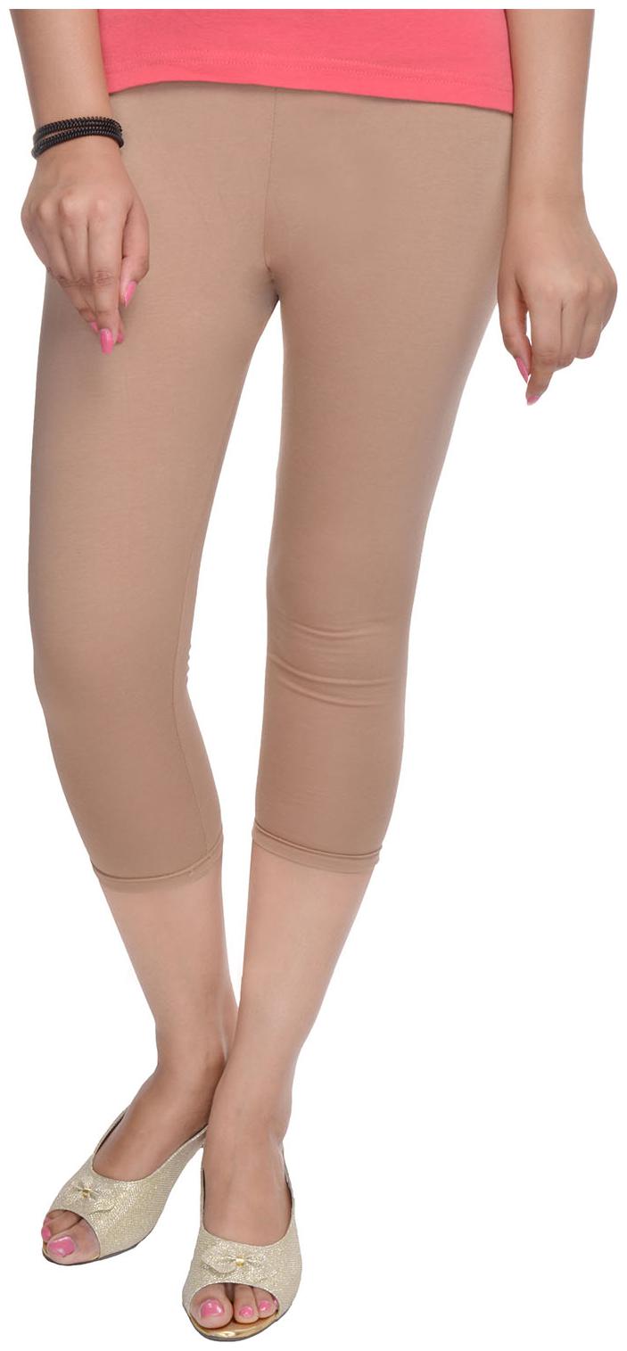 

Suti Women Three-Fourth Solid Leggings