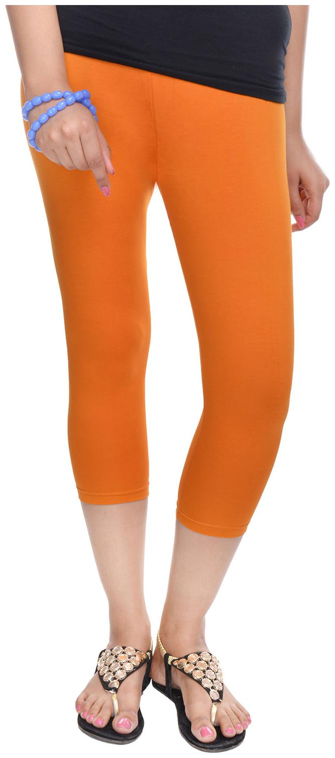

Suti Women Three-Fourth Solid Leggings