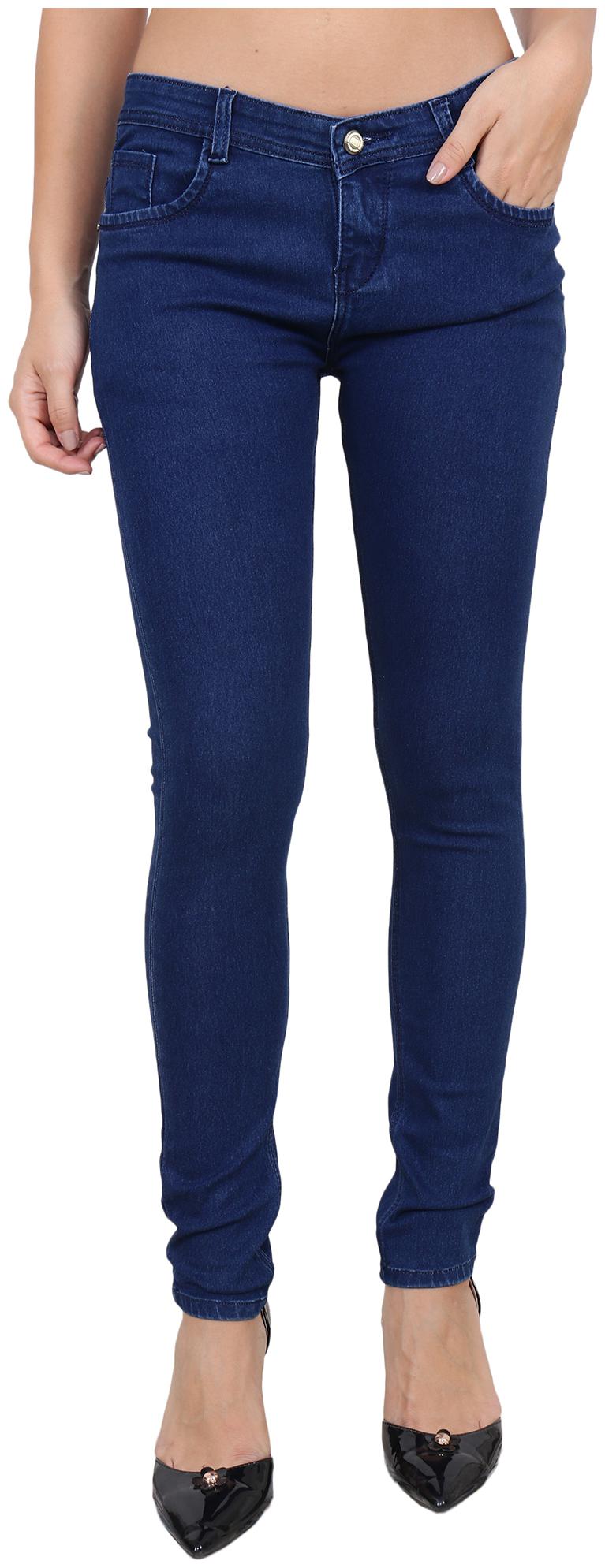 

SVTADA COLLECTION Denim Solid Navy Jeans For Women