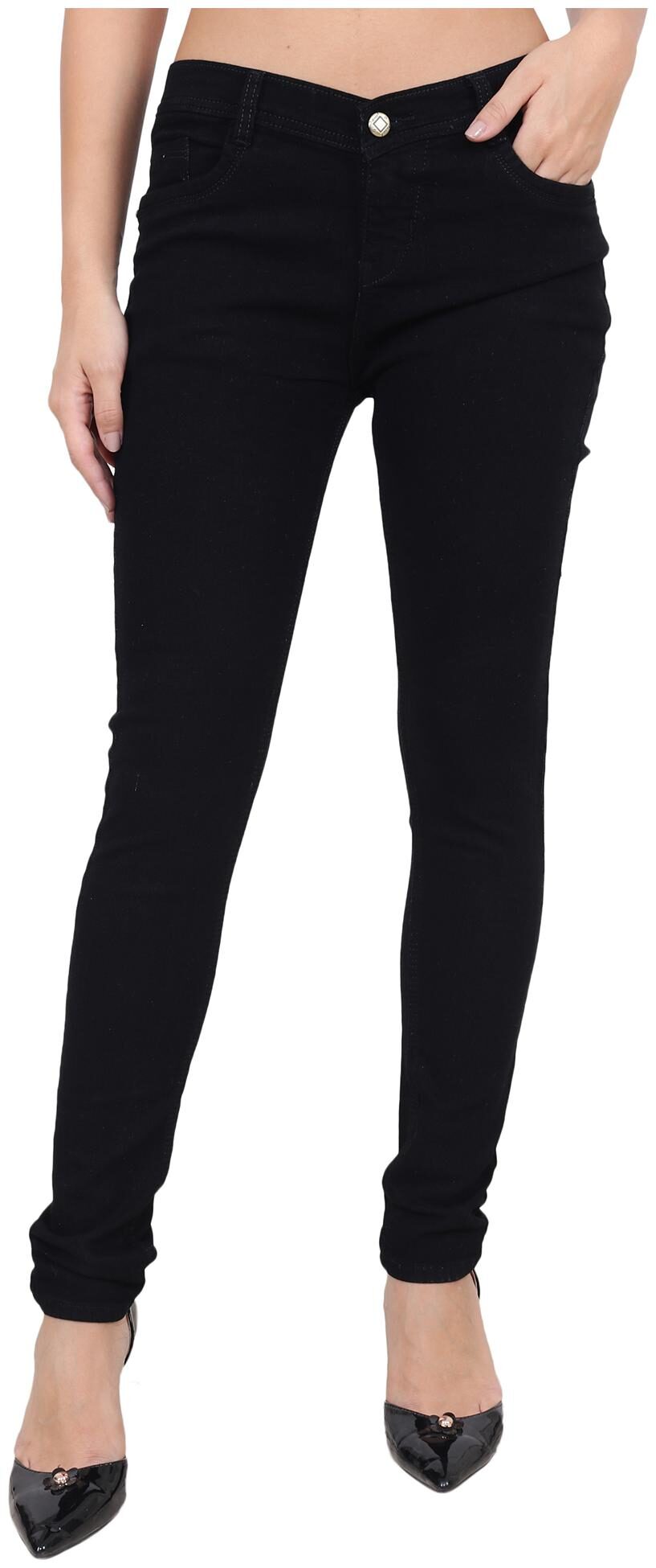

SVTADA COLLECTION Women Black Slim fit Jeans