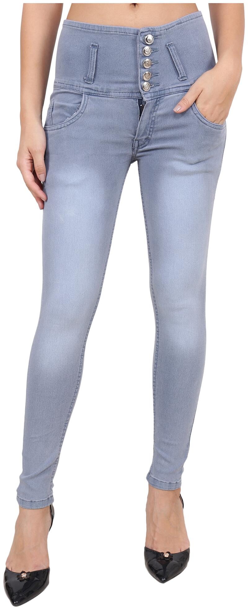 

SVTADA COLLECTION Women Grey Slim fit Jeans