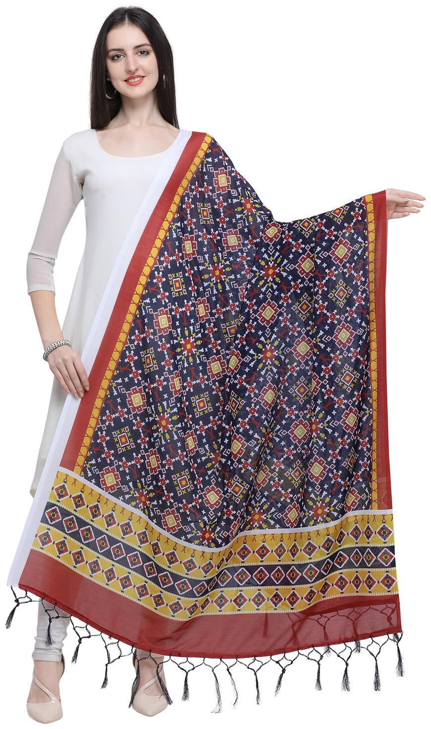 

Swaron Cotton Dupatta Blue