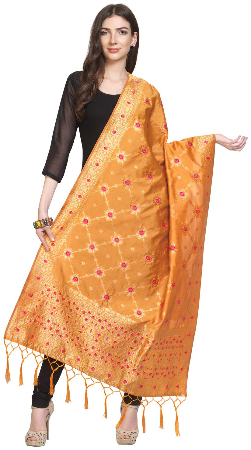 

Swaron Silk Dupatta Yellow