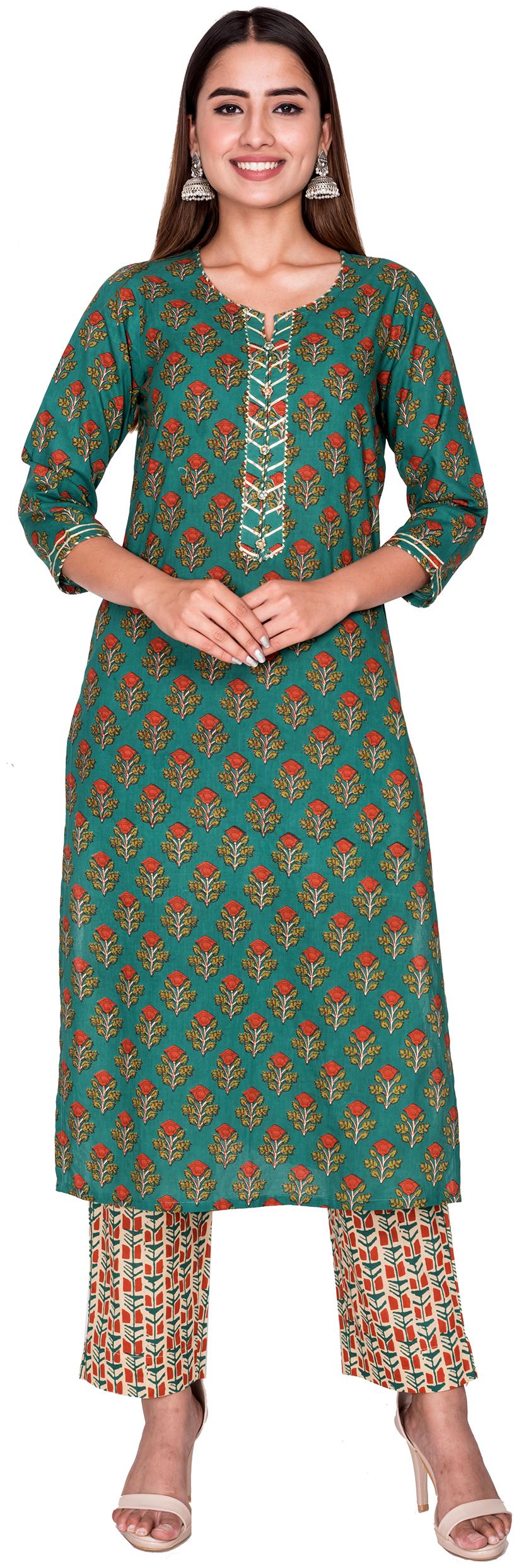 

Swasti Women Multi Floral Straight Kurti