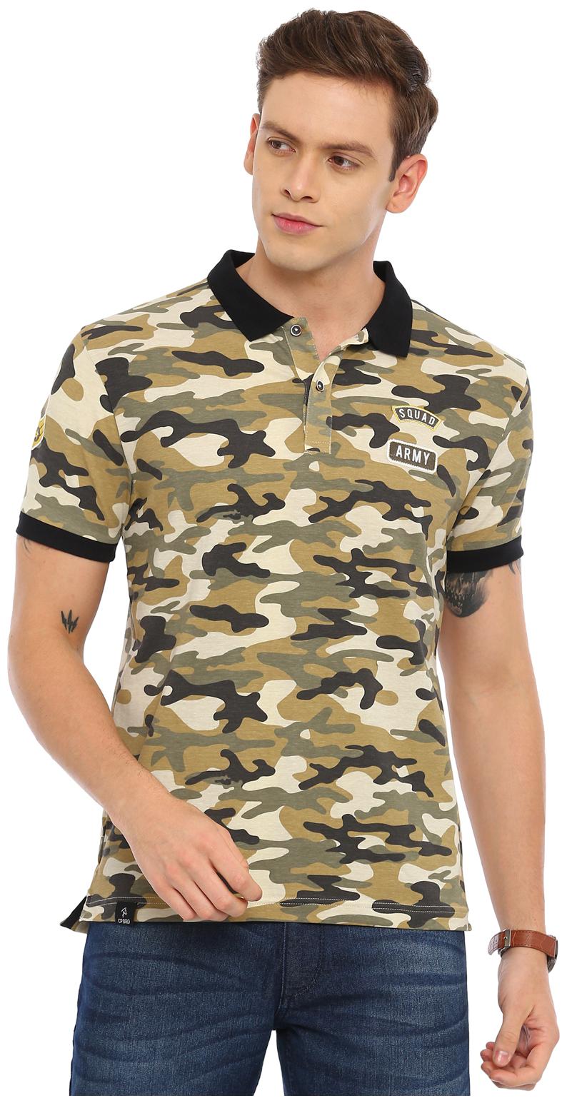 

Swiss Club Men Multi Slim fit Cotton Blend Polo collar T-Shirt - Pack Of 1