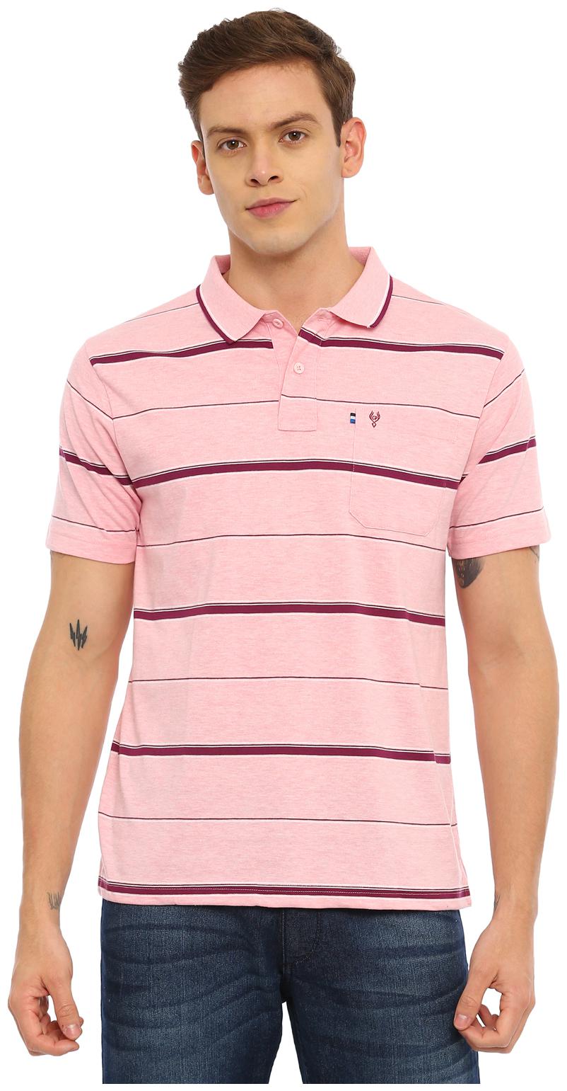 

Swiss Club Men Pink Regular fit Cotton Blend Polo collar T-Shirt - Pack Of 1
