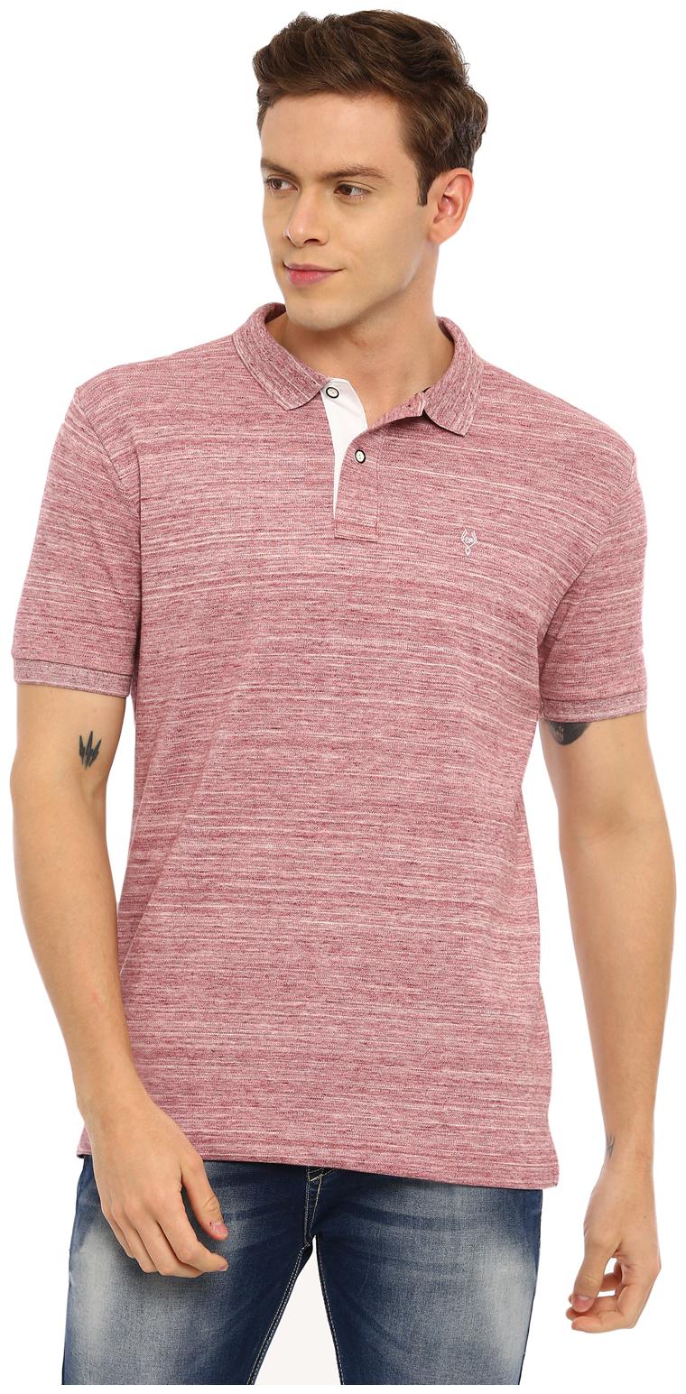 

Swiss Club Men Purple Slim fit Cotton Blend Polo collar T-Shirt - Pack Of 1