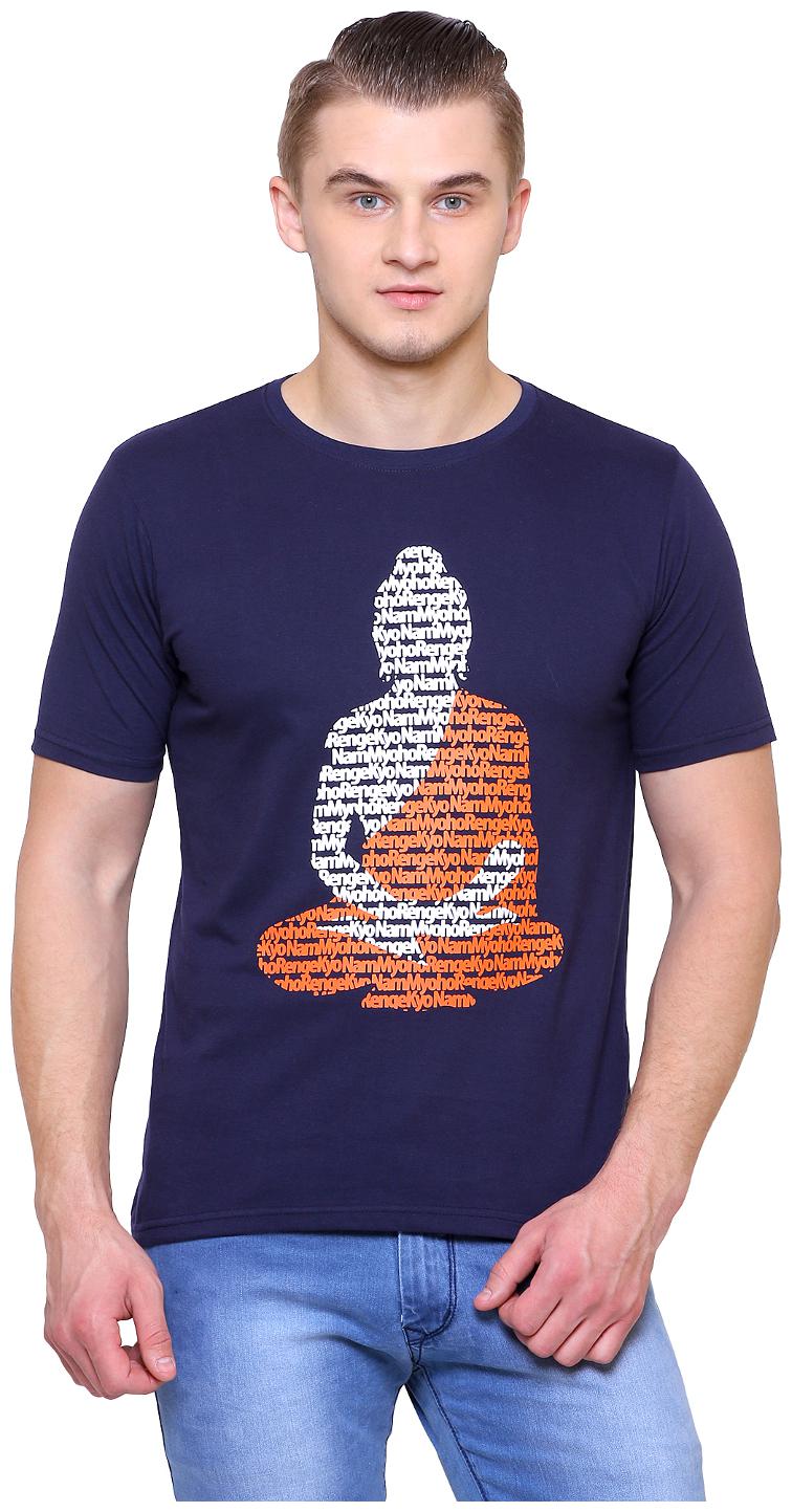 

Haanum Men s Regular Fit Round Neck T-Shirt - Blue