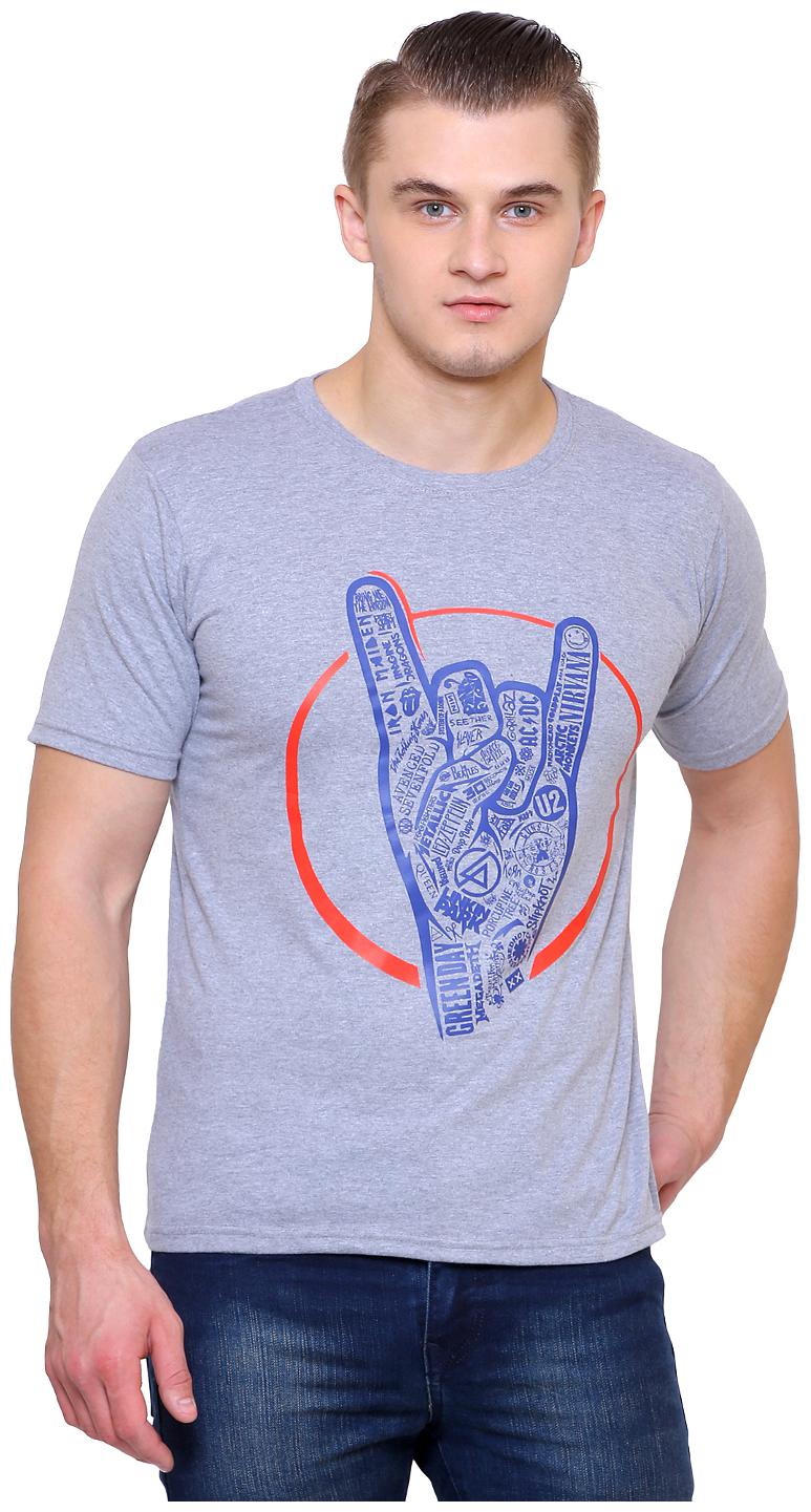 

Haanum Men Grey Regular fit Cotton Round neck T-Shirt - Pack Of 1