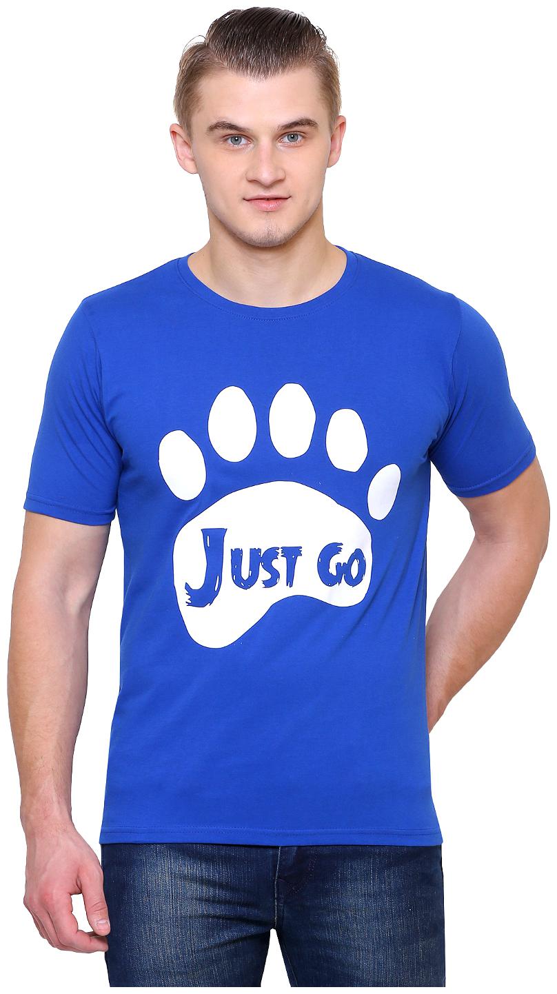 

Haanum Men Blue Regular fit Cotton Round neck T-Shirt - Pack Of 1