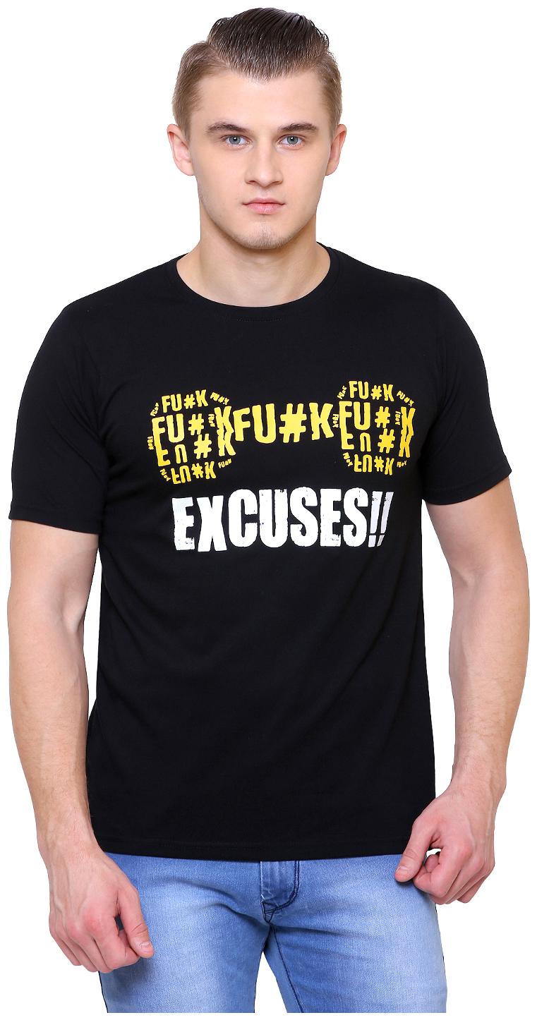 

Haanum Men s Regular Fit Round Neck T-Shirt - Black