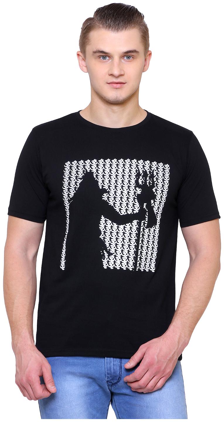 

Haanum Men s Regular Fit Round Neck T-Shirt - Black