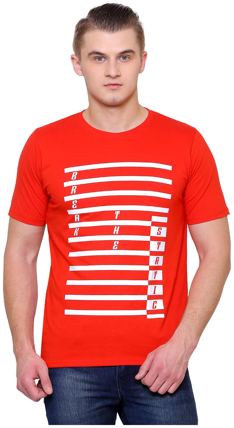 

Haanum Men Red Regular fit Cotton Round neck T-Shirt - Pack Of 1