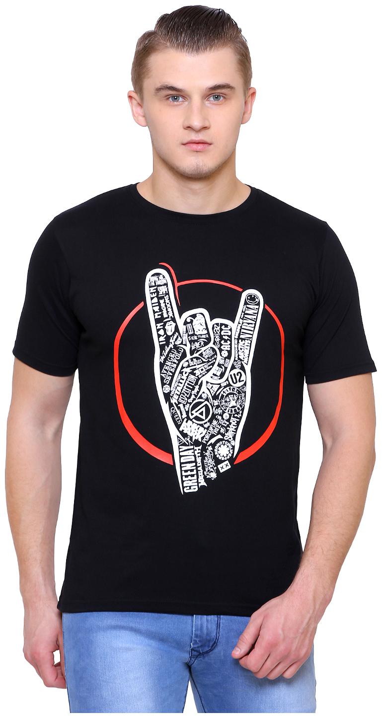 

Haanum Men Black Regular fit Cotton Round neck T-Shirt - Pack Of 1