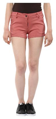 

TAARUUSH Women Printed Denim capri - Pink