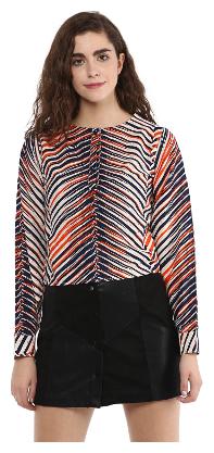 

TAARUUSH Women Printed A-line top - Multi