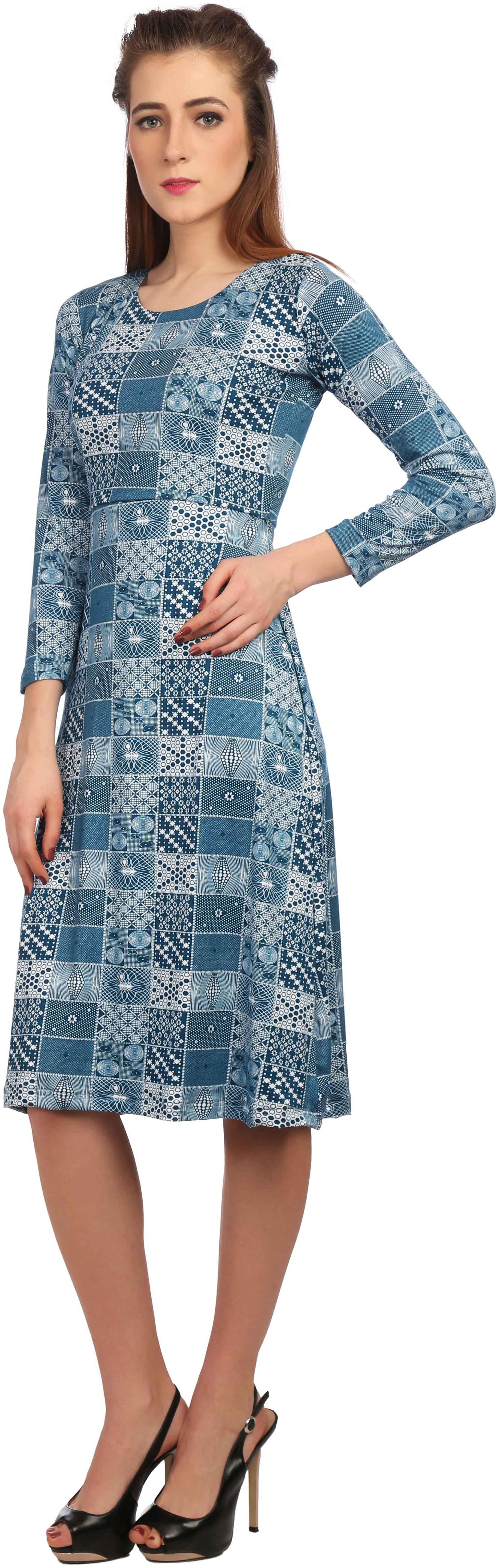 

TAARUUSH Multi Solid A-line dress