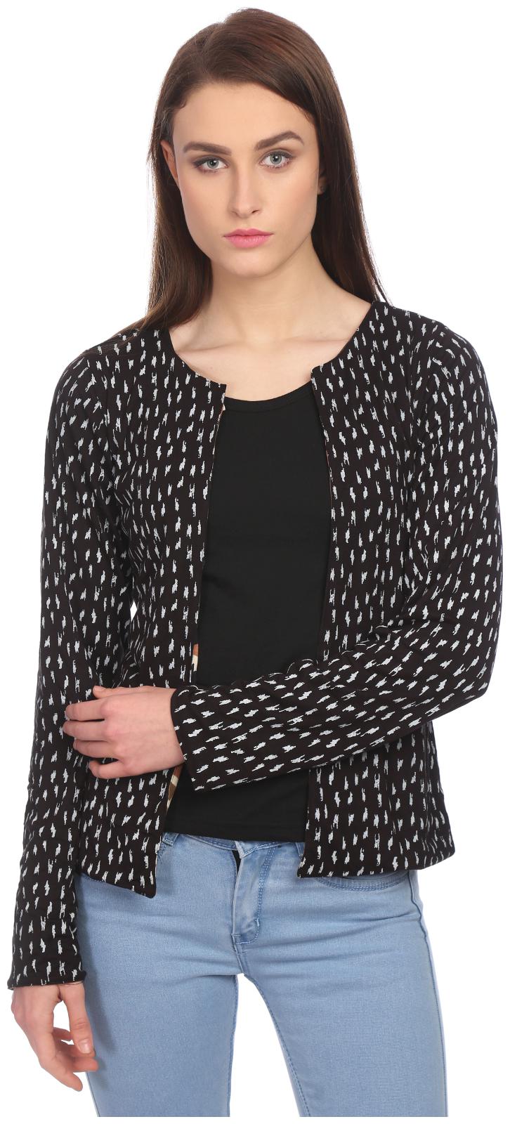 

TAARUUSH Women Striped Bolero Jacket - Multi