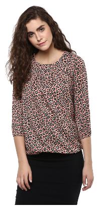 

TAARUUSH Women Polka dots A-line top - Multi