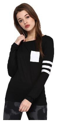 

TAARUUSH Women Black Regular fit Round neck Viscose rayon Tank top