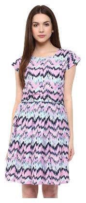 

TAARUUSH Multi Solid A-line dress