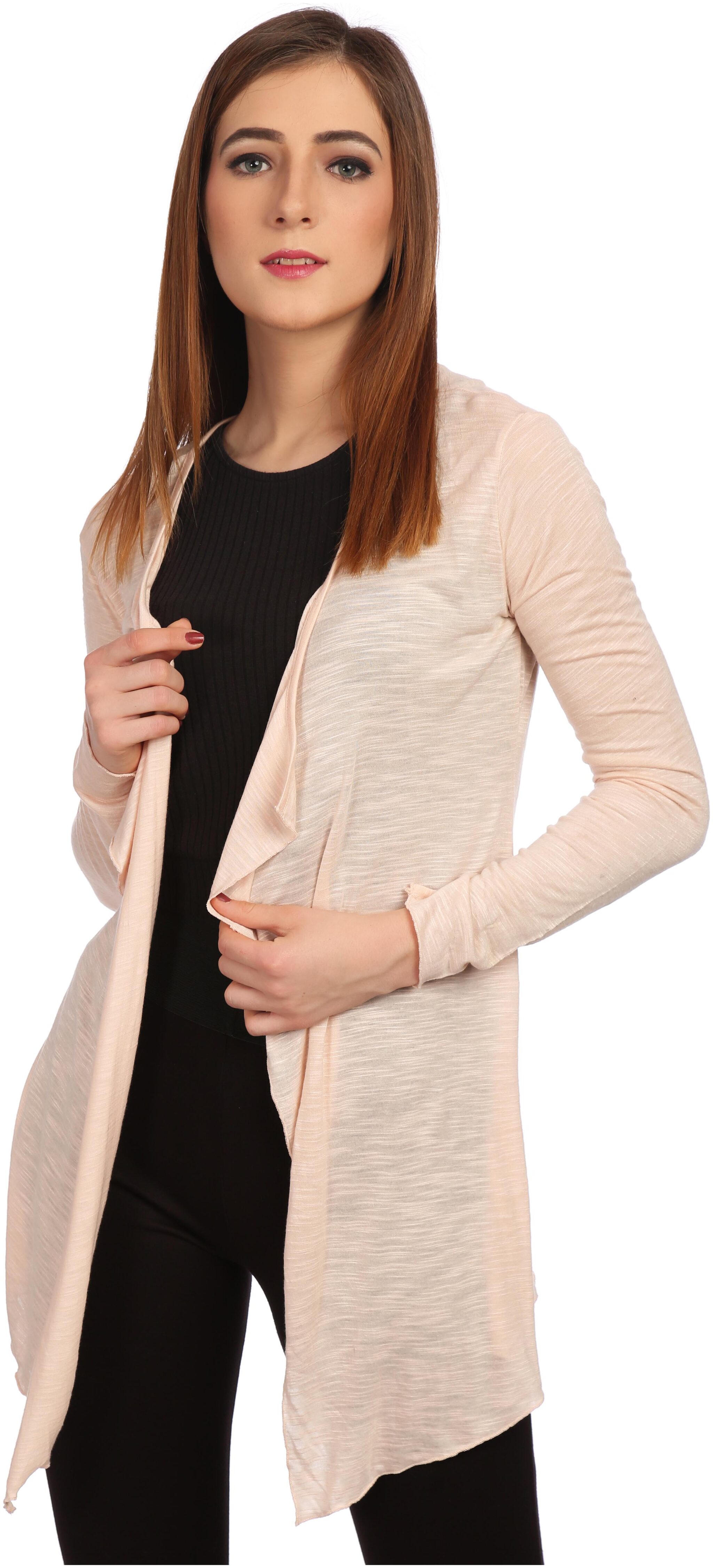 

TAARUUSH Women Shrug - Pink