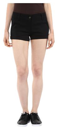 

TAARUUSH Women Printed Denim capri - Black