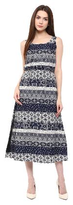 

TAARUUSH Multi Solid A-line dress