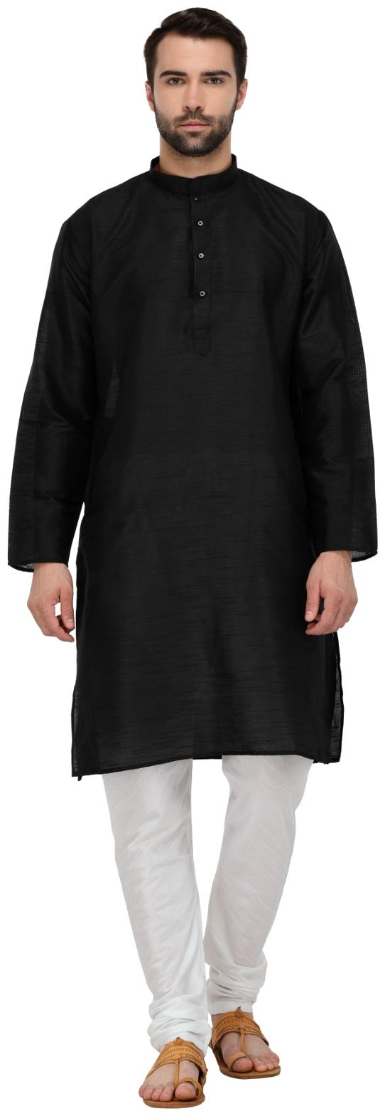 

TAG 7 Black Kurta Pajama
