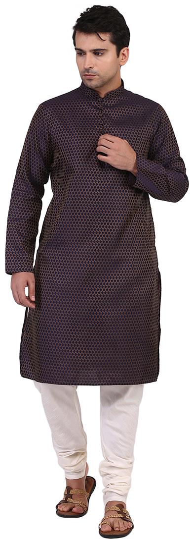 

Tag 7 Men Brown Regular Fit Kurta