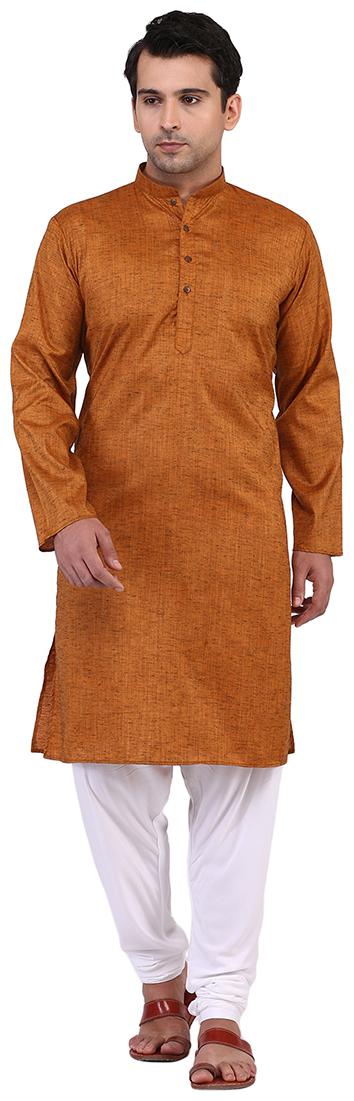 

Tag 7 Men Brown Regular Fit Kurta