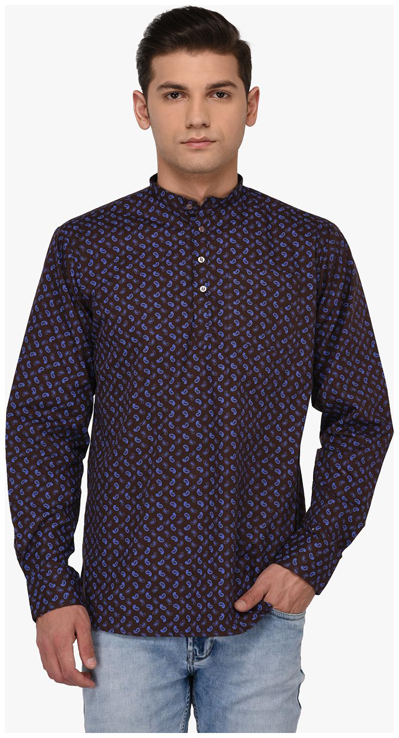 

Tag 7 Men Blue Slim Fit Kurta