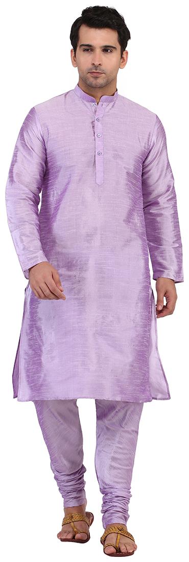 

Tag 7 Purple Blended Kurta Pyjama