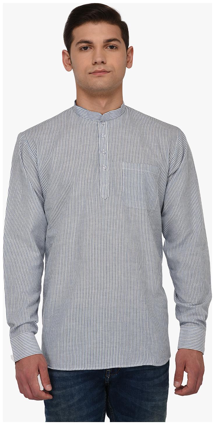 

Tag 7 Men Blue Regular Fit Kurta