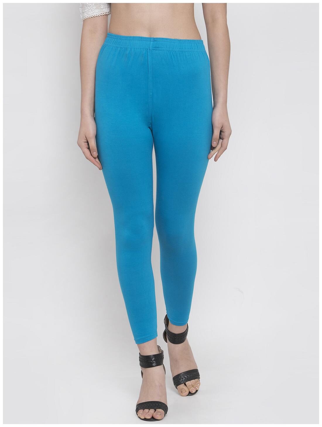 

Tag 7 Women Full Length Solid Leggings