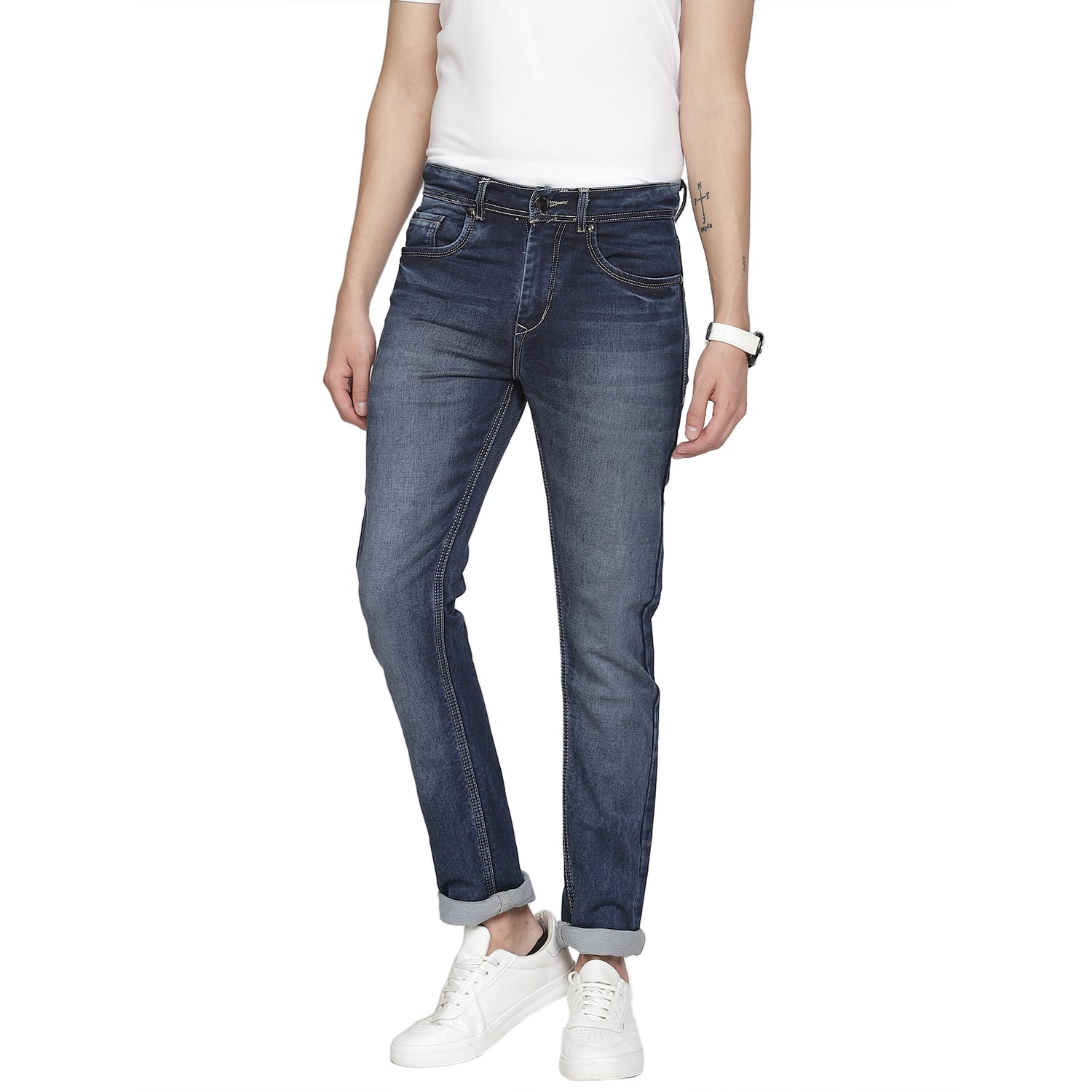 

TAHVO Men Blue Slim Fit Jeans