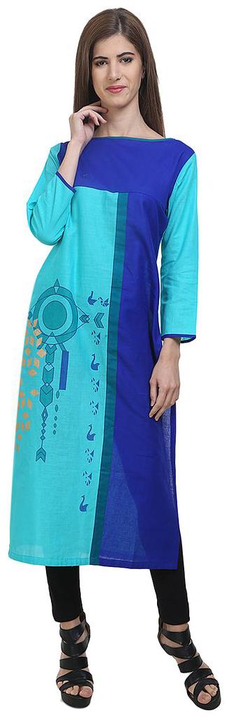 

Tamannah Cotton Straight Kurti