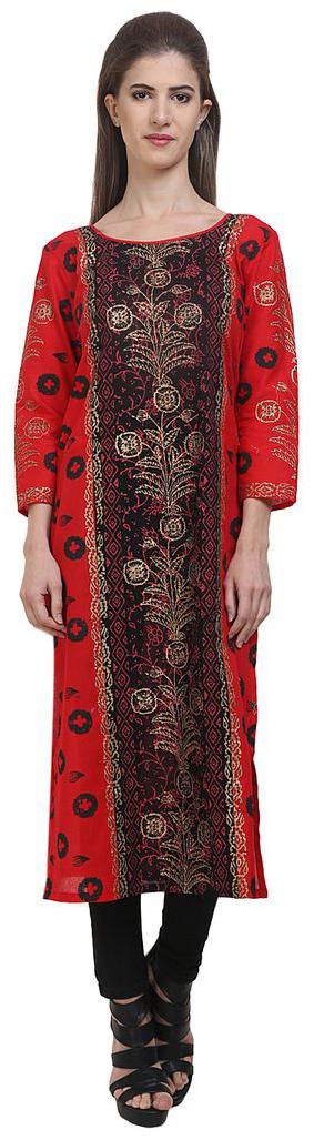 

Tamannah Cotton Straight Kurti