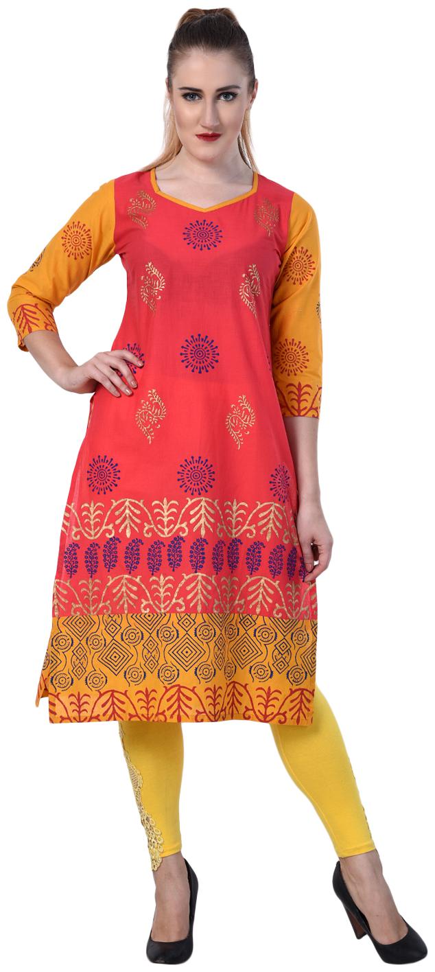 

Tamanna Women Multi Printed Straight Kurta