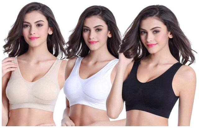 TCG Air Bra 3pcs Combo perfect for Yoga;Gym & Sport